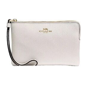Coach Ivory Wristlet Clutch